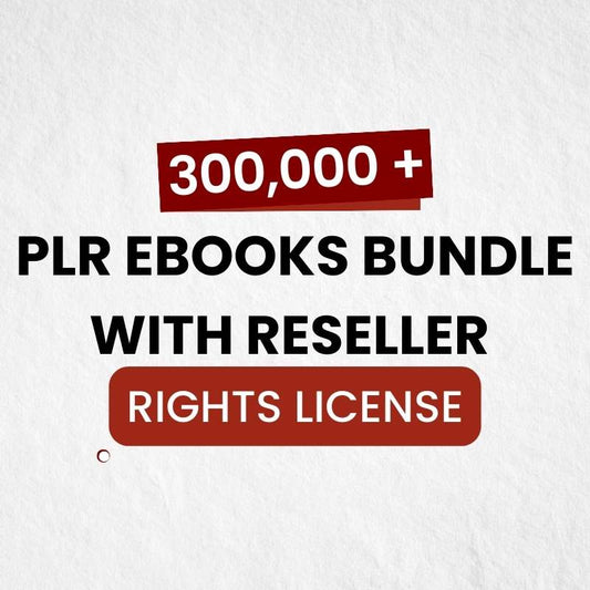 300,000+ eBooks Bundle with reseller rights