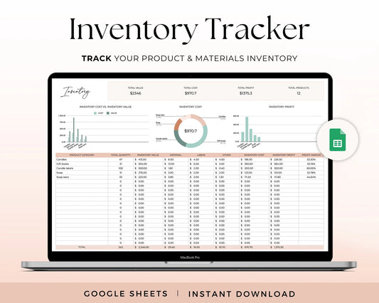 Inventory Tracker Spreadsheet