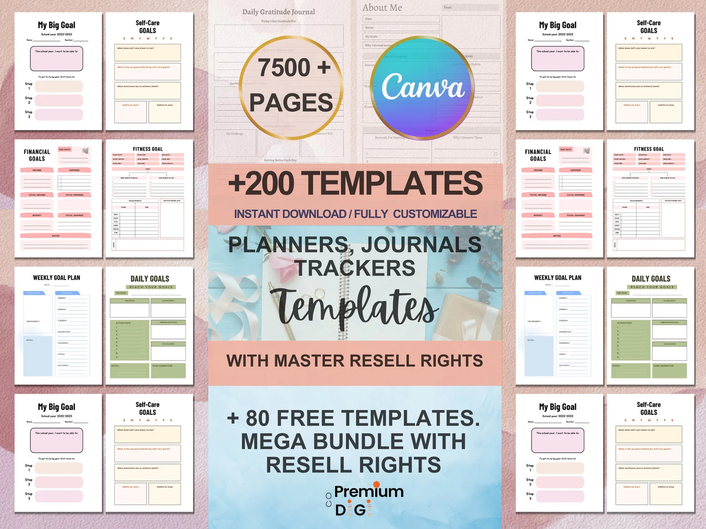 7500+  Canva Template Bundle